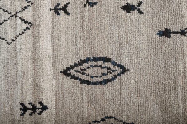 Handmade Wool Berber Area Rug 179cm x 120cm / 5'11'' x 3'11'' - Image 6