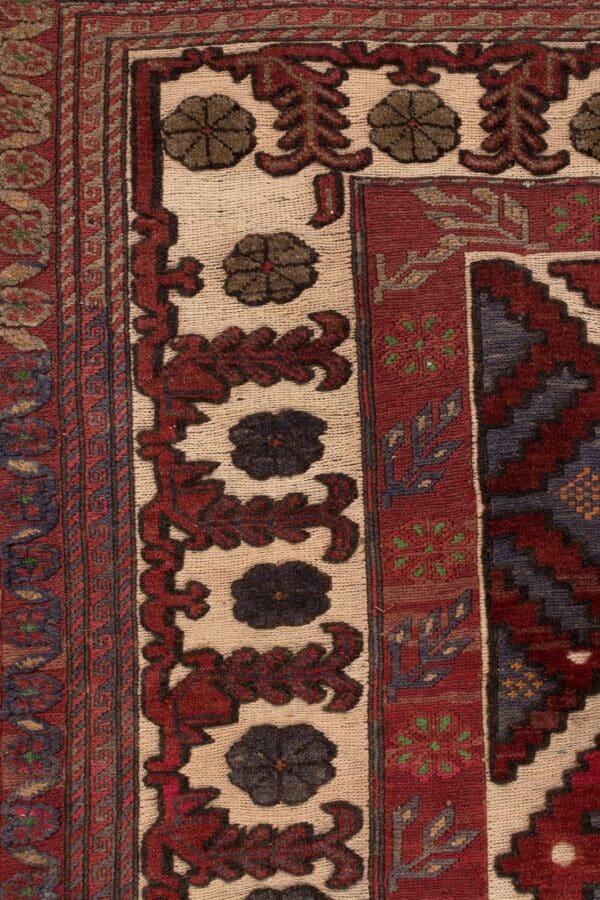 Handmade Afghan Barjasta Area Rug 265cm x 204cm / 8'9'' x 6'8'' - Image 3
