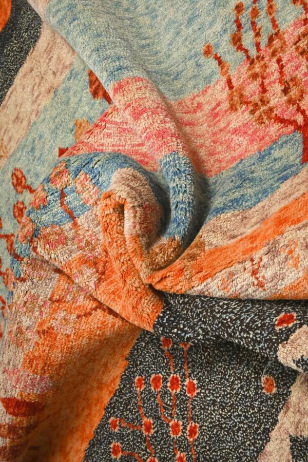 Darya Rug 194cm x 151cm / 6ft 4in x 5ft - Image 5