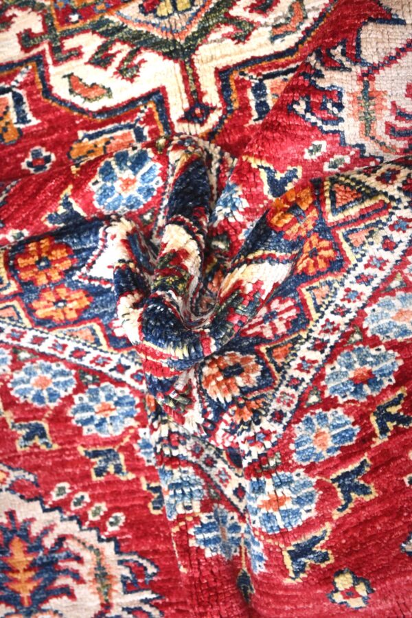 Fine Kazak Handknotted Afghan Rug 180cm x 130cm / 6ft x 4ft 3in - Image 7